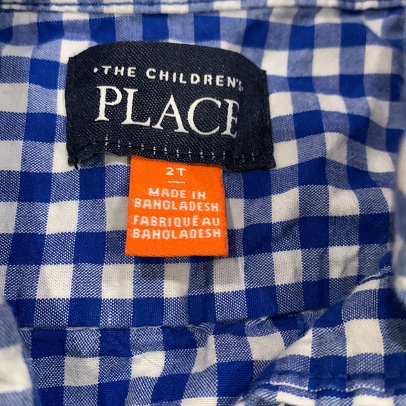 Carter’s & Children’s Place Short & Long-Sleeve Button Shirts in size 24M - Picture 7 of 8